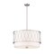 Z-Lite Dalton 4 Light Pendant, Brushed Nickel & White 198-24BN - alternate 1